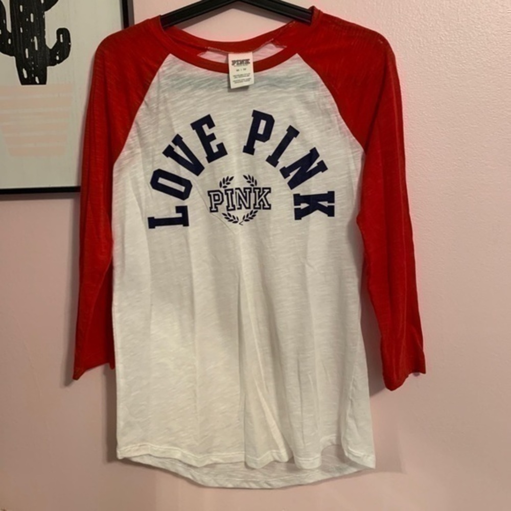 PINK | baseball tee